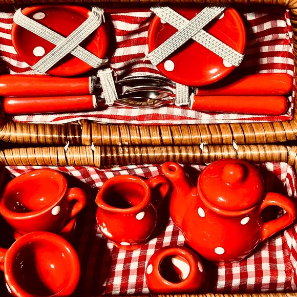 Flying pig - Vintage porcelain tea set - Picture 1 of 6